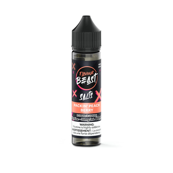 Flavour Beast Packin' Peach Berry E-Liquid 60ml