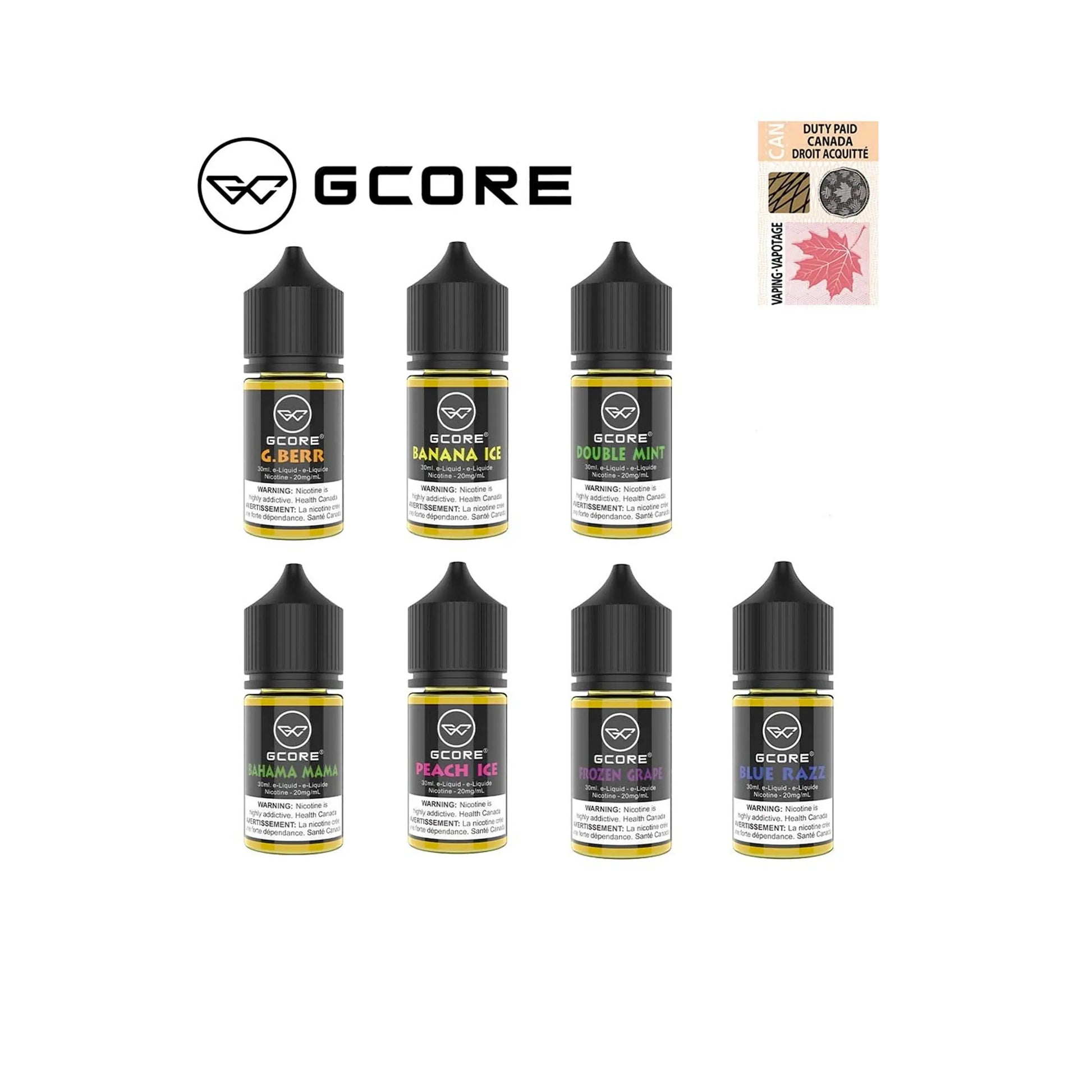 Gcore E-Juice 20mg Excusez Moi