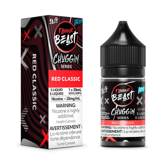 Flavour Beast Chuggin Red Classic Iced E-Liquid 30ml