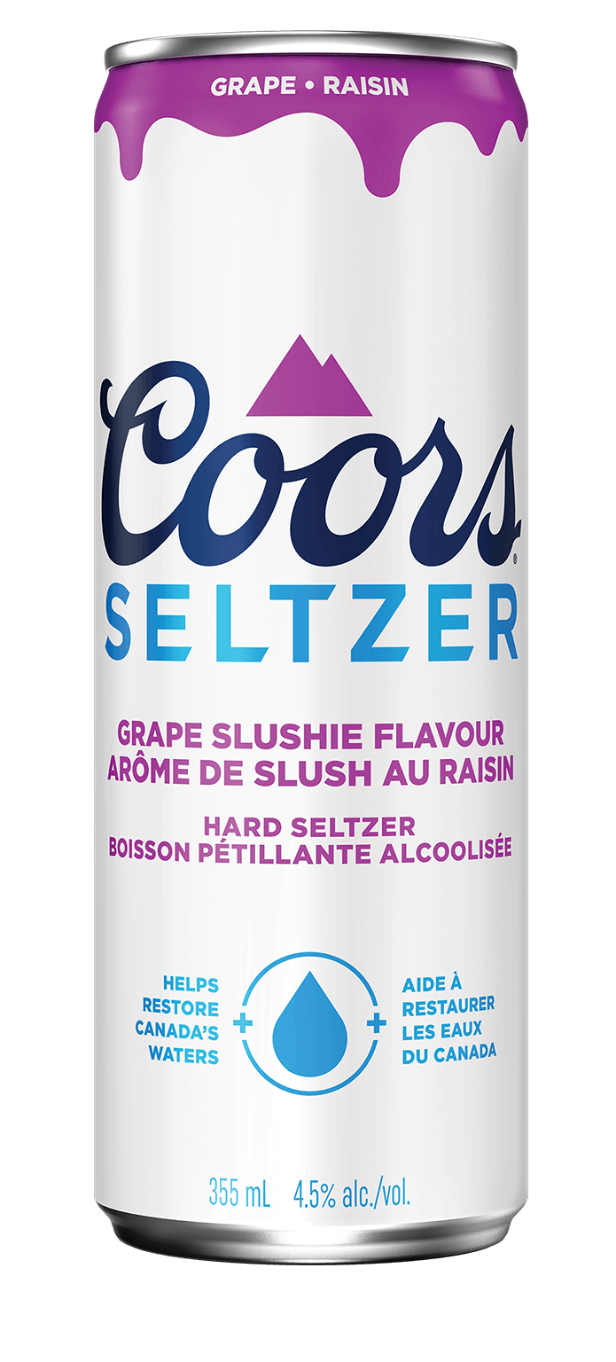 Coors Slushie Grape Seltzer | Excusez Moi