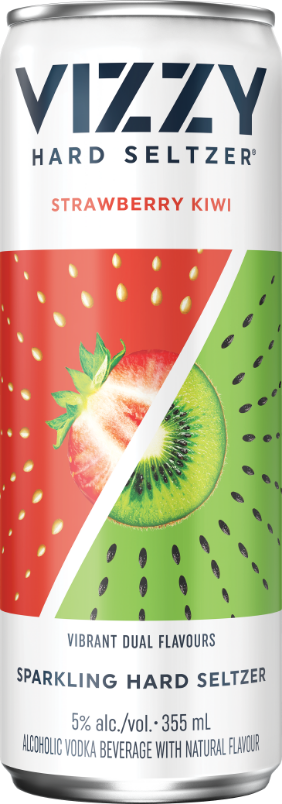 Vizzy Hard Seltzer Strawberry Kiwi | Excusez Moi